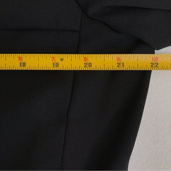 Sag Harbor Leopard Collar Black Button Up Unlined Jacket Long Sleeve Women 16 - Picture 8 of 12